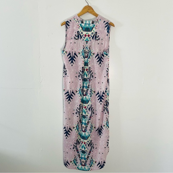 Mara Hoffman Pink Boho Maristar High Lo Shirt Dress - Picture 7 of 11